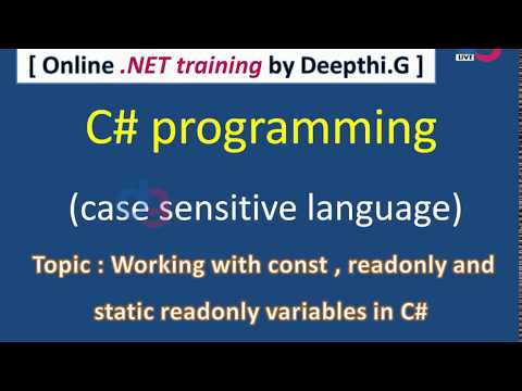 Variable types in C# | dgTraining