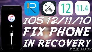 [ReiBoot] How To Fix Any iPhone / iPad / iPod Stuck In Recovery Mode (iOS 12 - iOS 7)
