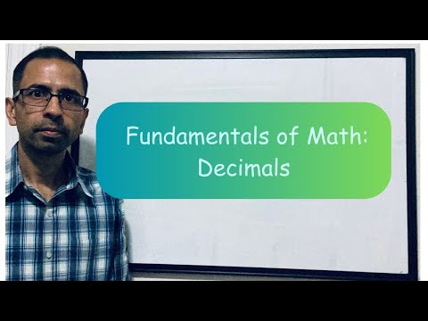 Math Fundamentals Series - Part I (Decimals)