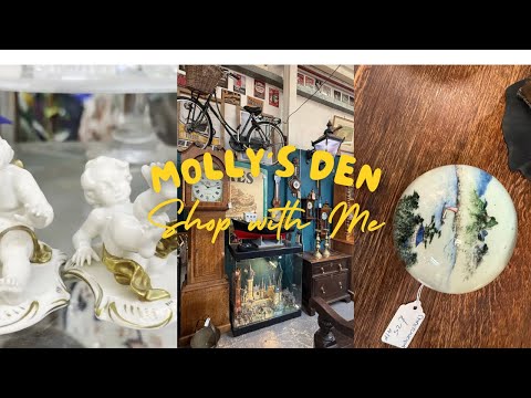 Buying antiques at Molly's Den is not an easy task! 😵‍💫Shop with Me / Christchurch UK