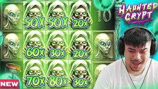We Did $1000 SPINS & IT PAID MASSIVE on *NEW* Haunted Crypt!!!