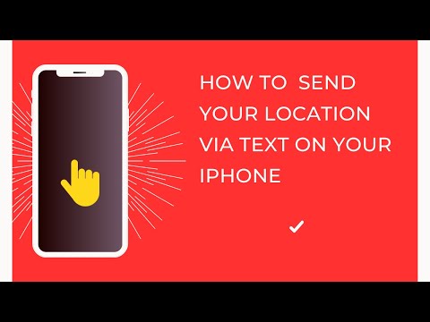 How to Send Your location on your  iPhone