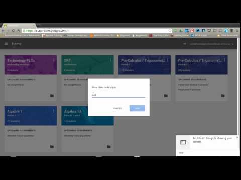 Enrolling Students in a Google Classroom