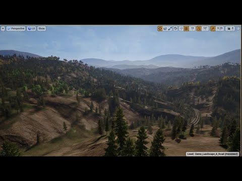 Unreal Enginge 4 - Realistic Forest Pack: Testing