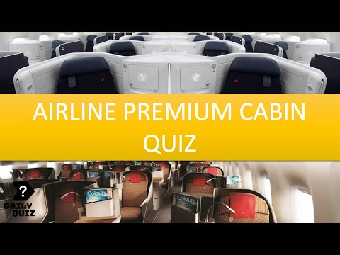 Premium Airline Cabin Challenge: Guess the Interior and Win the Quiz!