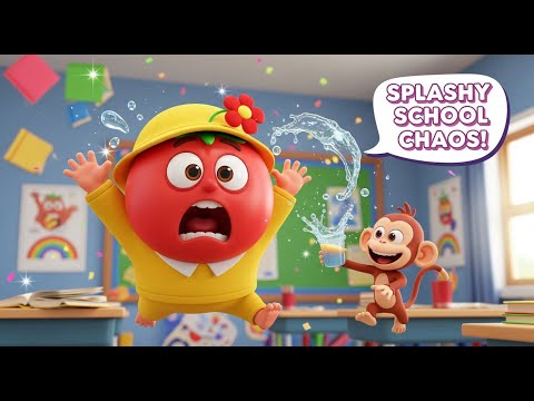 Tomato King Goes to School | Cute Kids Rhyme That Makes Kids Happy