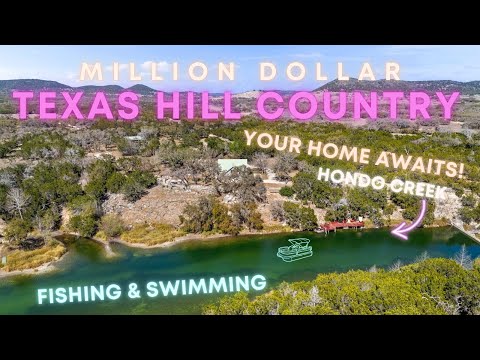 MULTI MILLION DOLLAR WATER & VIEWS for Under $1,300,000!! Texas Hill Country dream in Bandera County