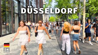 Düsseldorf, Germany 4K Walking Tour 🇩🇪 | Stunning Views & Local Vibes