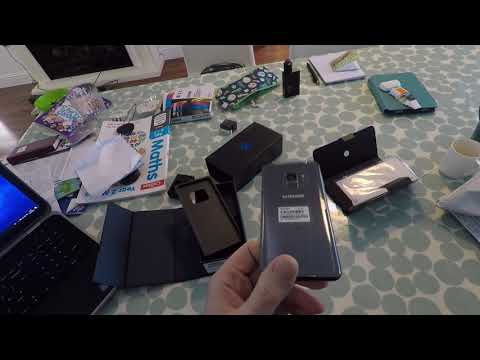 Quick Samsung Galaxy S9 Unboxing (UK)
