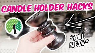 You'll never look at Dollar Tree Candle Holders the same way again! (genius hacks to try ASAP)