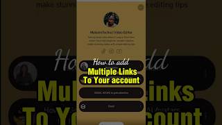 How to Add multiple links to your social media accounts #linktree#linkinbio