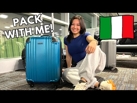 PACK WITH ME FOR ITALY!