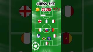 Guess the football club by players nationality #footballquiz #guesstheclub #guesstheteam #football