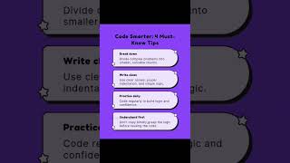 #CodingTips #CleanCode #LearnToCode #ProgrammingLife #CodeDaily #DeveloperTips #CodeLikeAPro
