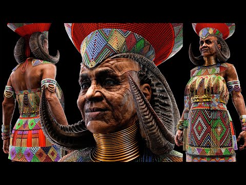 How I 3D Sculpted and model the Zulu Witch in two weeks