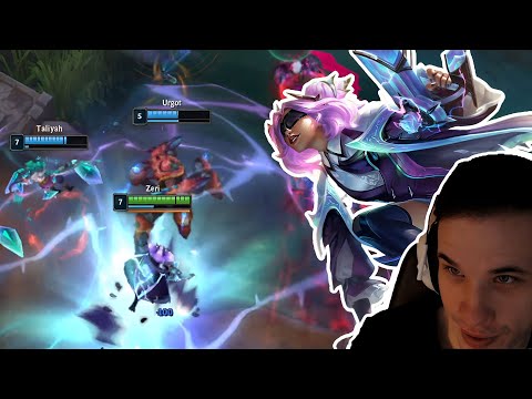 Crownie plays Zeri botlane with clean positioning and trades