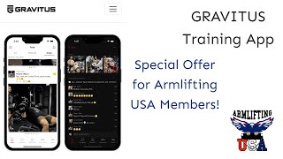 Gravitus Workout Tracking App | Discounted Rate for Armlifting USA Members | #armliftingusa