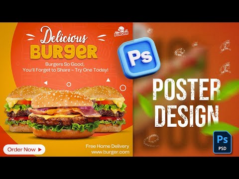 Design Fast Food Poster in Photoshop 2024 | Photoshop Tutorial in Hindi