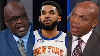 Shaq and Chuck sound OFF on Karl-Anthony Towns for "playing SOFT" 😳