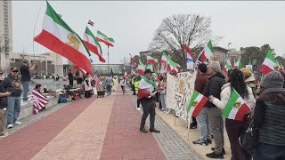 Rally in downtown Atlanta calls attention to human rights concerns in Iran