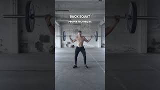 Back Squat - Proper Technique #Calisthenics #Caliathletics #app #learncalisthenics