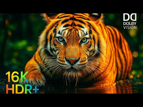 Majestic Tiger in 16K HDR+ | Dolby Vision Cinematic Wildlife Shot