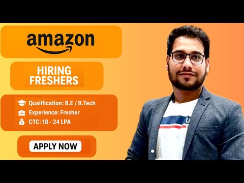 🚨 Amazon Hiring 2025 | Software Development Engineer | Freshers | 18-24 LPA 💼