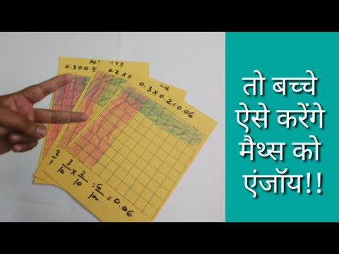 Let's student enjoy maths Multiplication of decimal maths activity