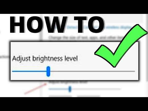 How to Change Brightness on Windows 10 Easy!
