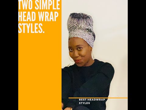 NO MIRROR, NO CHECKING 😍😂|EASY HEAD WRAP STYLES YOU WILL LOVE| PART 1 (short hair and wigs friendly)
