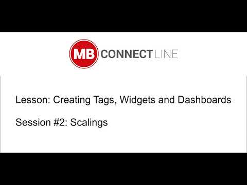 How-to: Creating Tags, Widgets and Dashboards #2 Creating Scalings