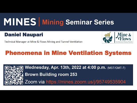 Phenomena in Mine Ventilation Systems