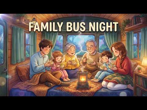 Family Night in Our Little Bus Home 🚌  Cozy Thun