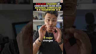 5 MAJOR CHANGES in CBSE Board Exam 2024: National Curriculum Framework😭😭 #Cbse2024 #CbseBoards2024