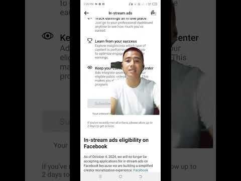 Paano mag submit ng interest form sa In-stream ads