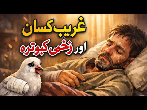 غریب کسان اور زخمی کبوتر۔