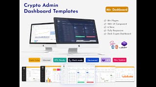 Crypto – Cryptocurrency Admin Dashboard Template With UI framework