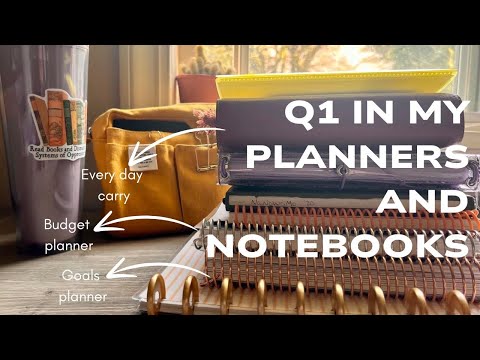 Q1 in my Planners and Notebooks | Sterling Ink, Erin Condren, Happy Planner, and more!