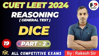 #19 Reasoning | Dice Part-2 | General Test | CUET LEET 2024  @PolytechnicPathshala ​