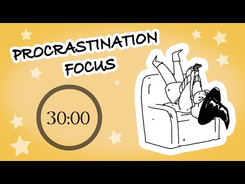 Procrastinate & Study – A Very Productive Pomodoro 💤✨