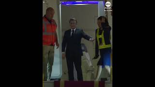 French Pres. Emmanuel Macron appears to be pushed in the face by his wife Brigitte #news #france