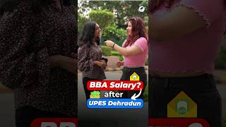 💥Salary Revealed! BBA+MBA UPES Dehradun🤩After BBA Job Opportunities? #Shorts #BBA #BBAJobs
