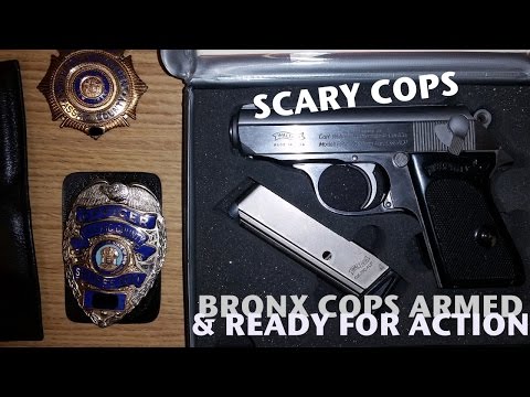 Scary Cops - Bronx non-uniform cops draw weapons on innocent citizen, caught on tape