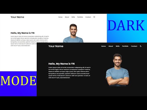 Dark Mode For Website | Add Mode Changer In Website | Rizowan Ahmed Safi