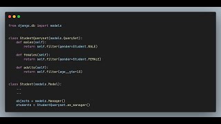 Django QuerySet | Python