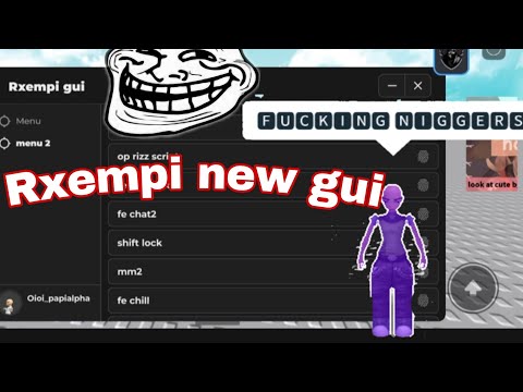 Rxempi New gui with troll script's and da hood script's script in the description 🥇