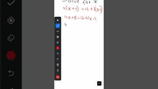 Solve for X in Seconds! 🔥  #SolveForX #MathHacks #AlgebraMadeEasy