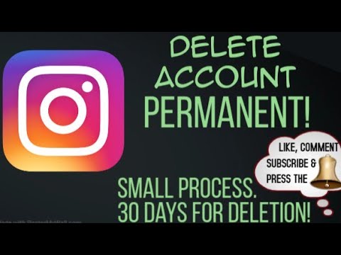How to delete/deactivate Instagram Account permanently | InfoTech