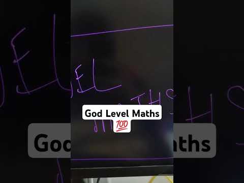 God Level Maths #shorts