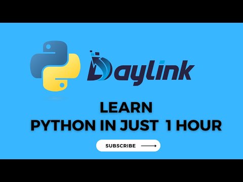 Python for beginners (full course) in  just 1 Hour | English | Daylink